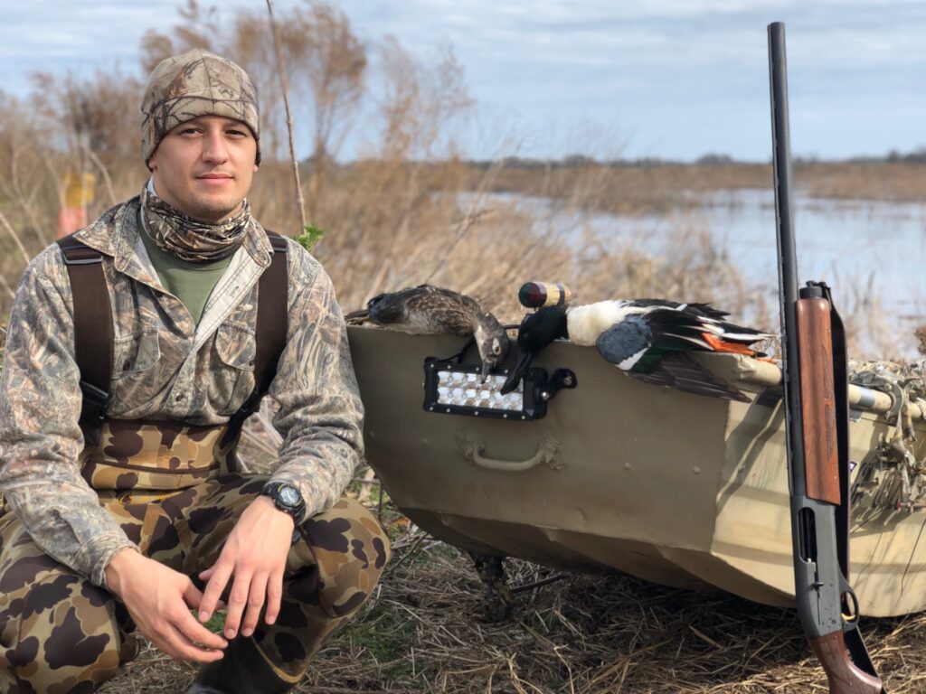Hunt Fish Click Founder Mike after a successful duck hunt